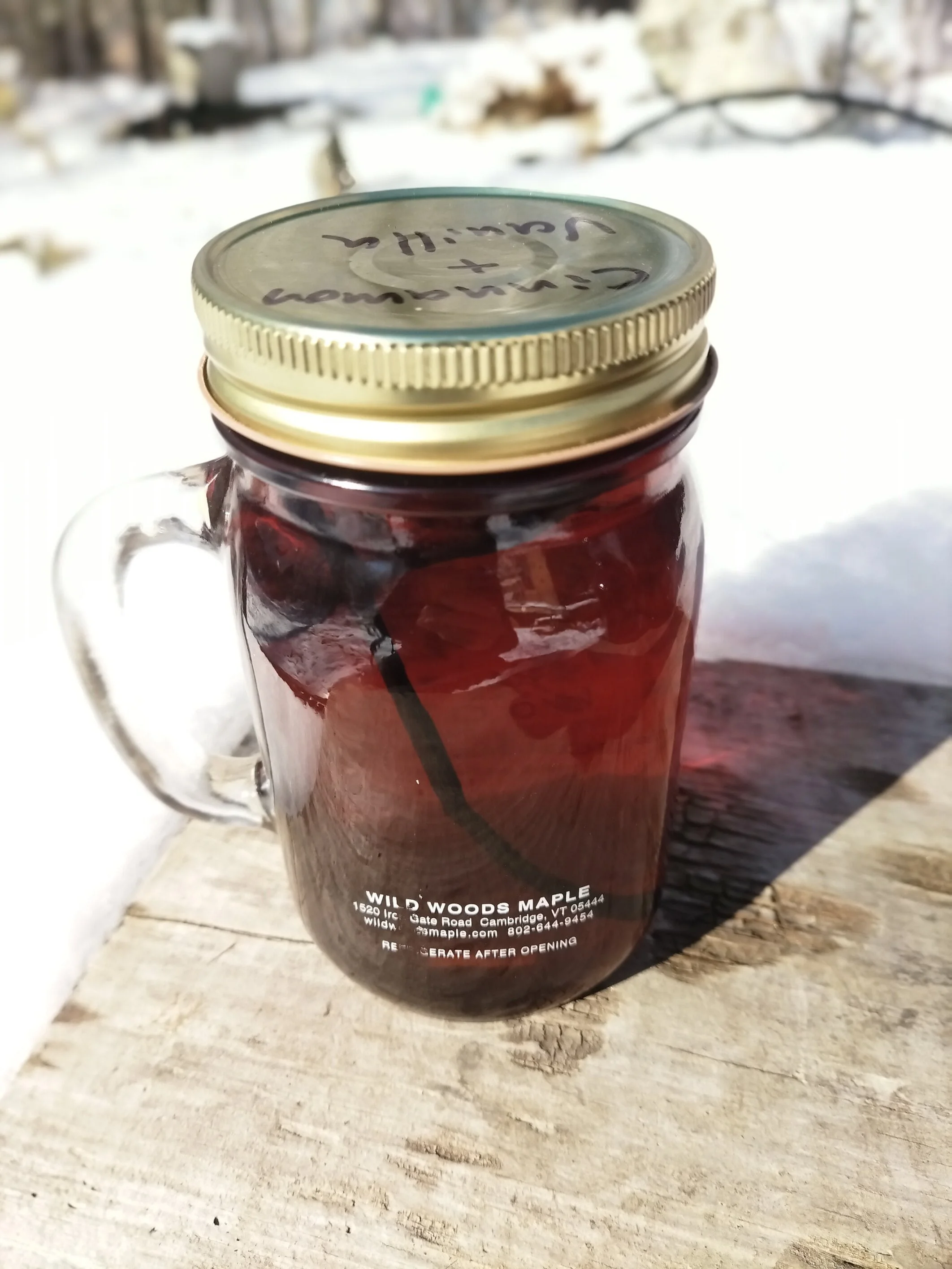 トップス Butcher ProductS Cinnamon and Vanilla Infused VT Maple Syrup | Wild Woods Maple